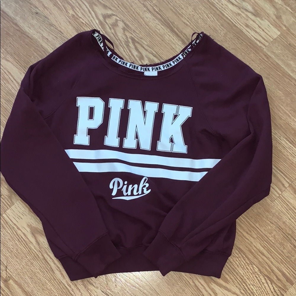 Pink- off the shoulder